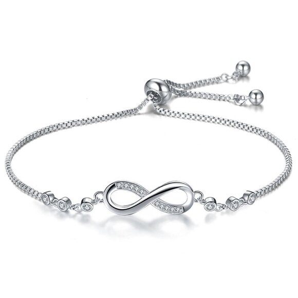 Love Infinity Chain Bracelets - Picture 3 of 5